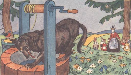 Der Wolf und die 7 Gei�lein